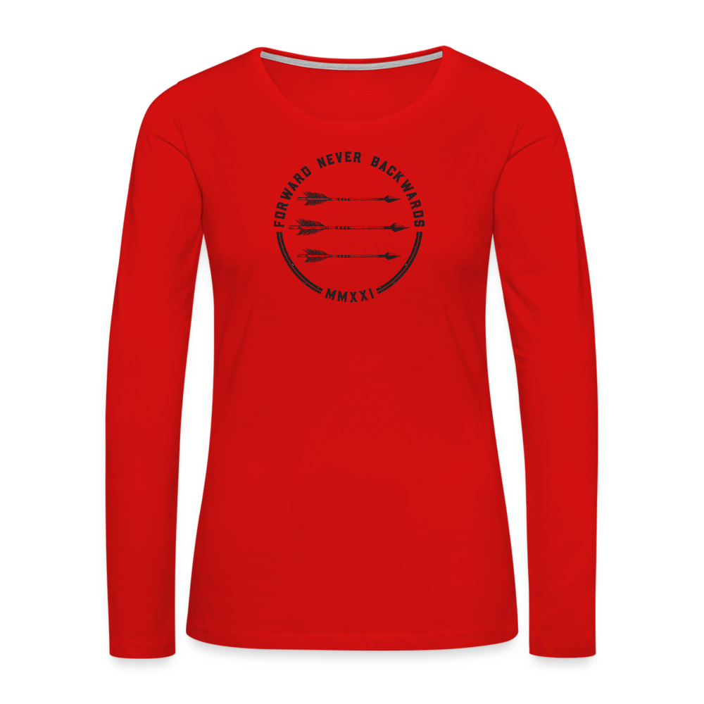 Women's FNB Long Sleeve T-Shirt - red