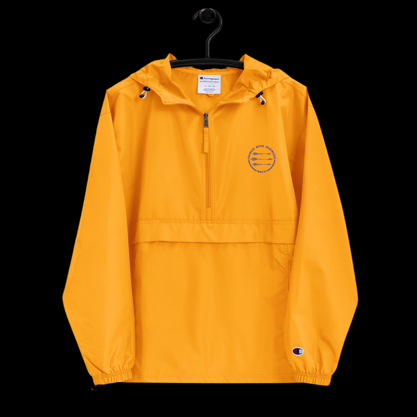 FNB Purple Team Spirit Embroidered Champion Packable Jacket