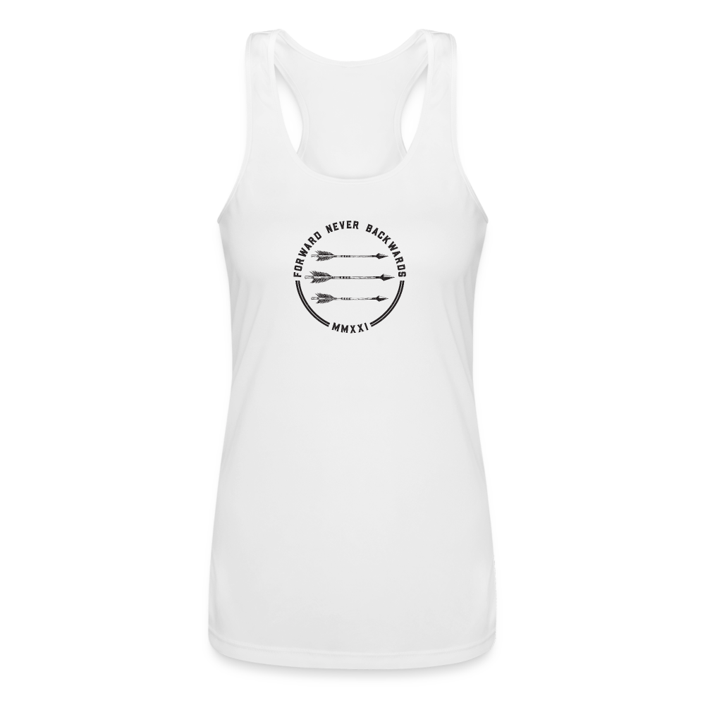 Women’s Performance Racerback Tank Top - white