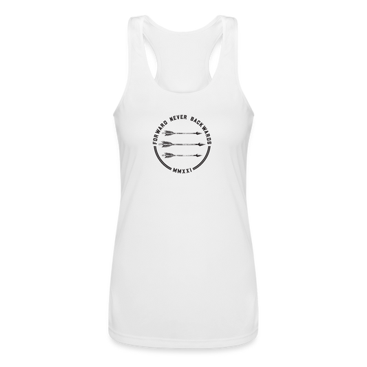 Women’s Performance Racerback Tank Top - white