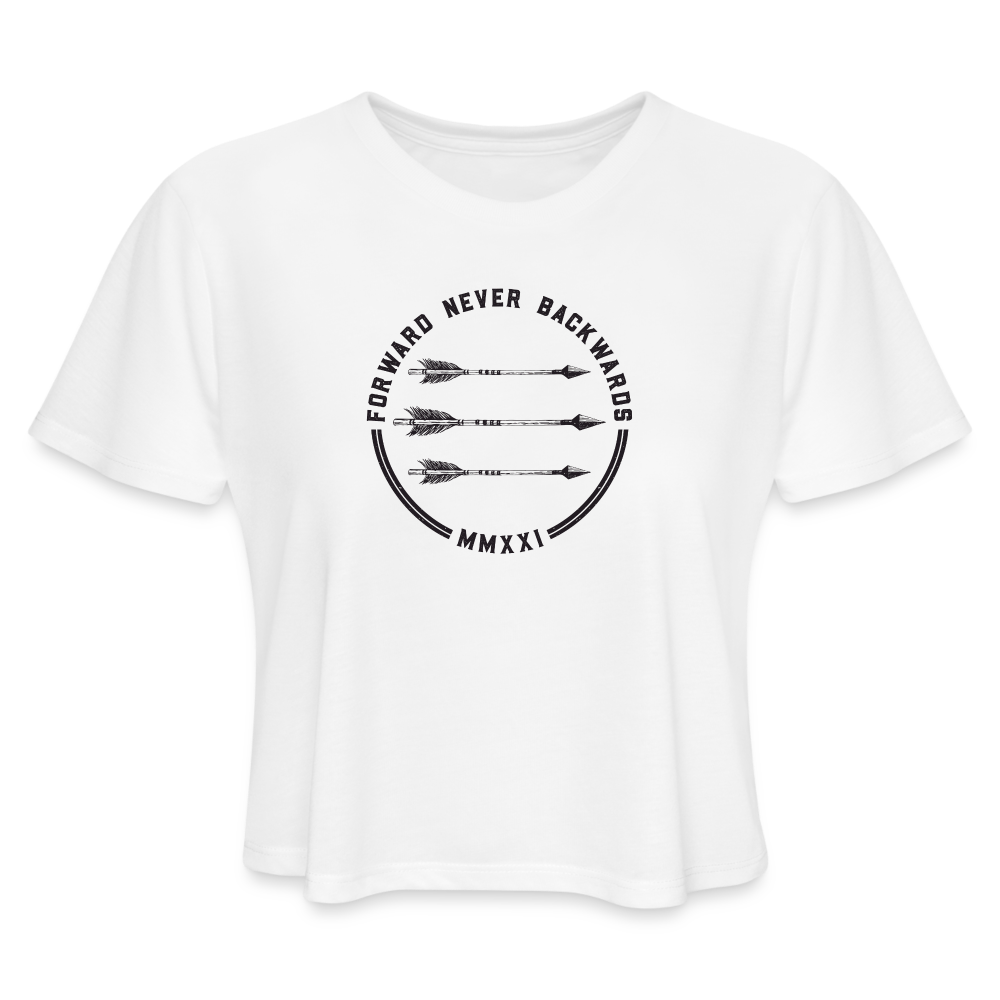 Women's FNB Cropped T-Shirt - white