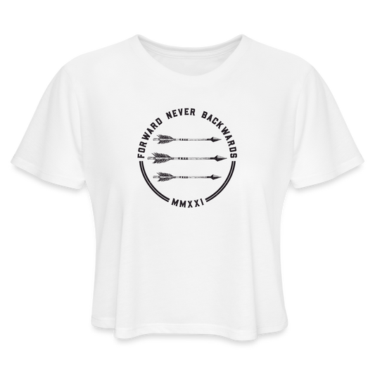 Women's FNB Cropped T-Shirt - white