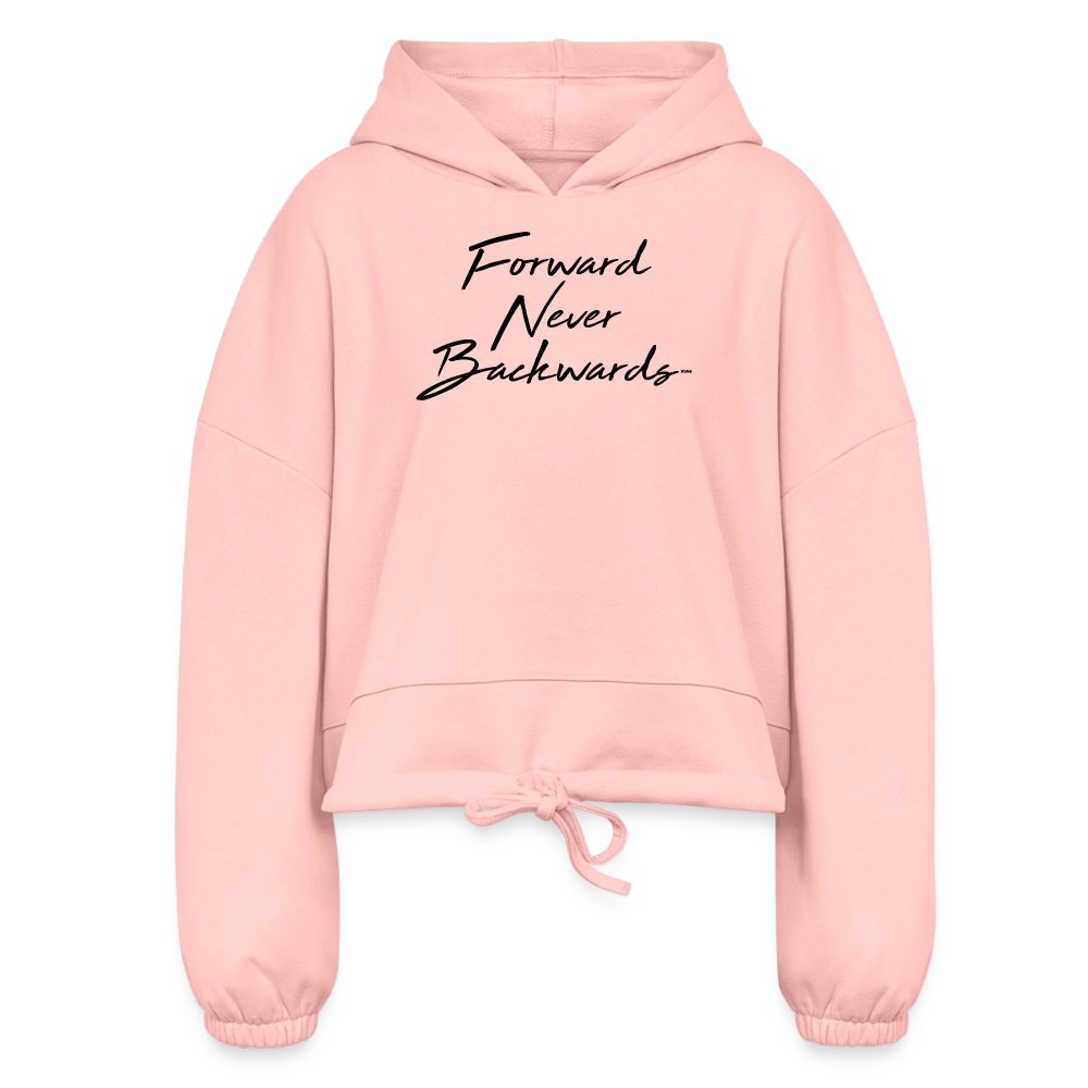 FNB Women’s Cropped Hoodie - light pink