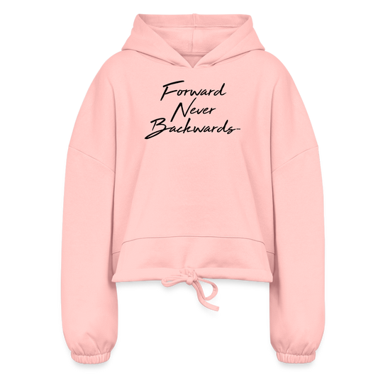 FNB Women’s Cropped Hoodie - light pink