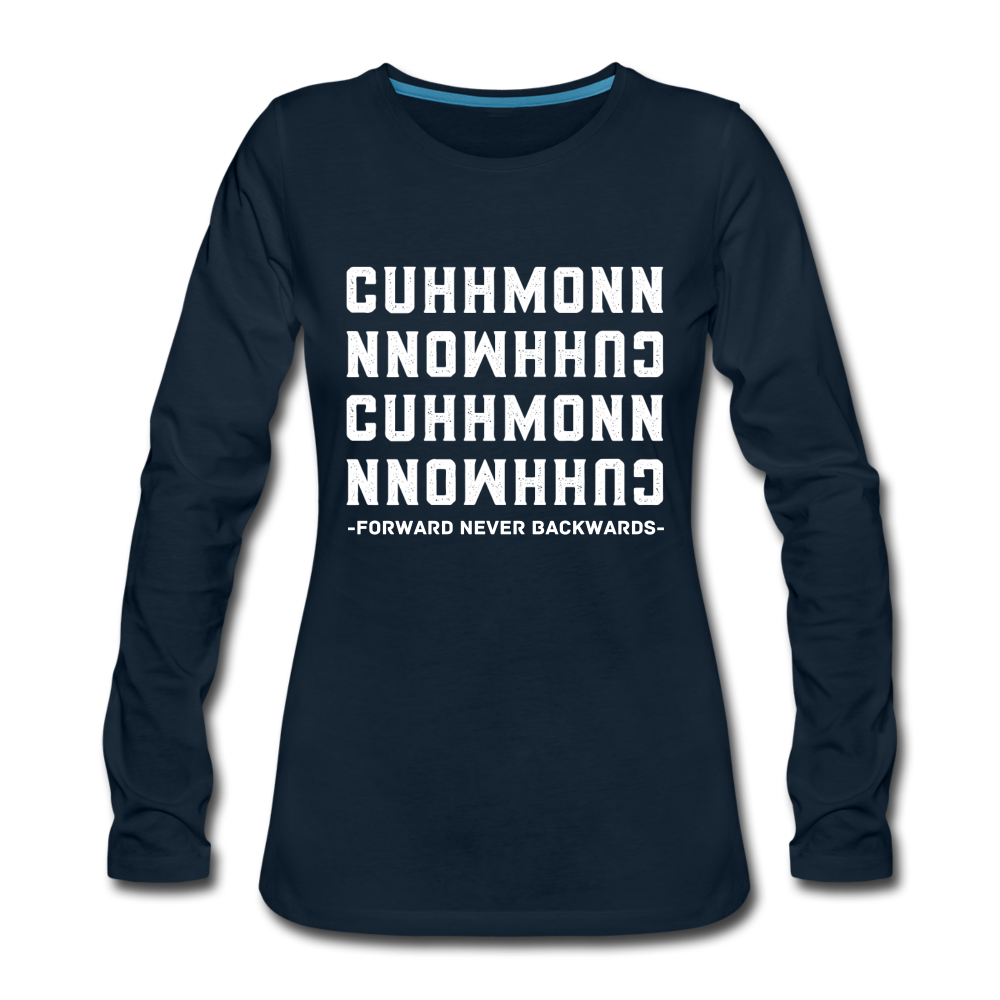 Women's Cuhhmonn Long Sleeve T-Shirt - deep navy