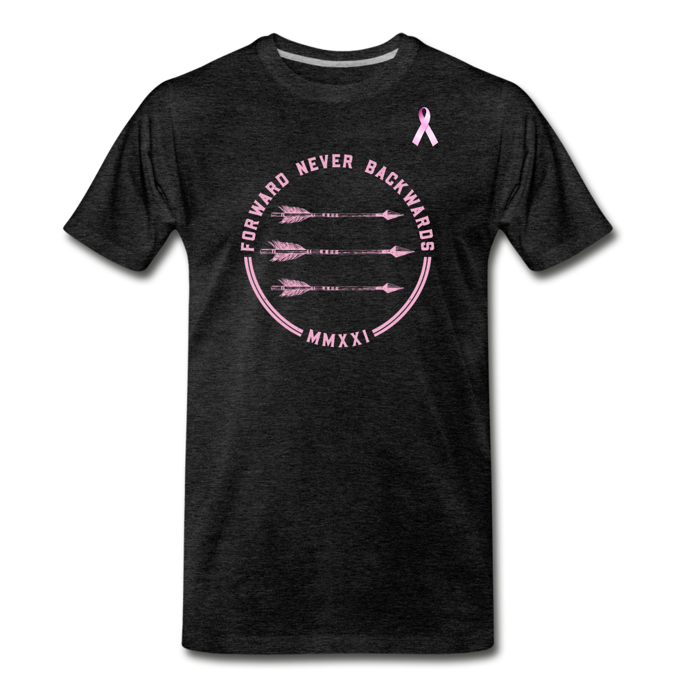 Men's Breast Cancer T-Shirt - charcoal gray