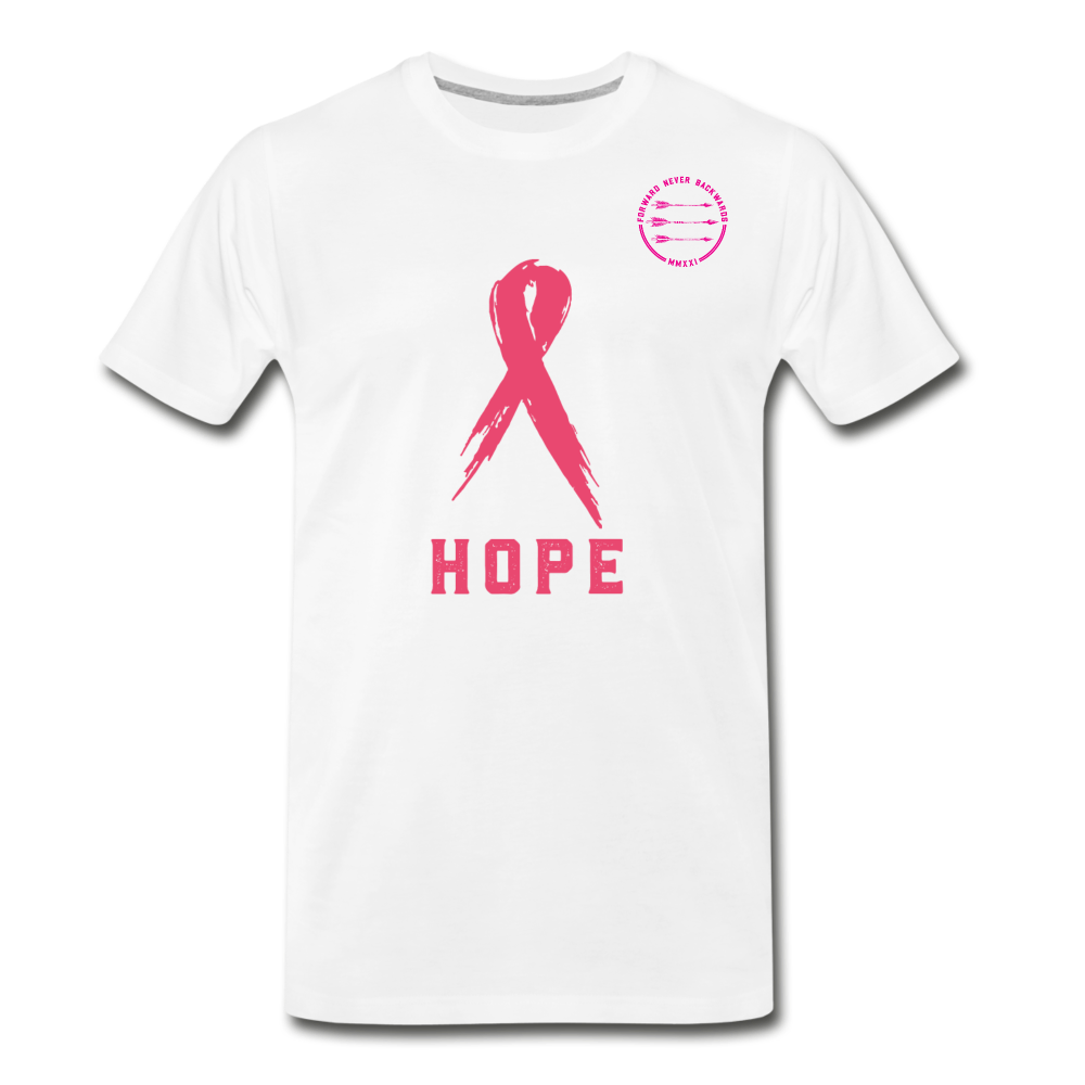 Men's Breast Cancer T-Shirt - white