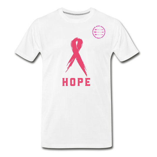 Men's Breast Cancer T-Shirt - white