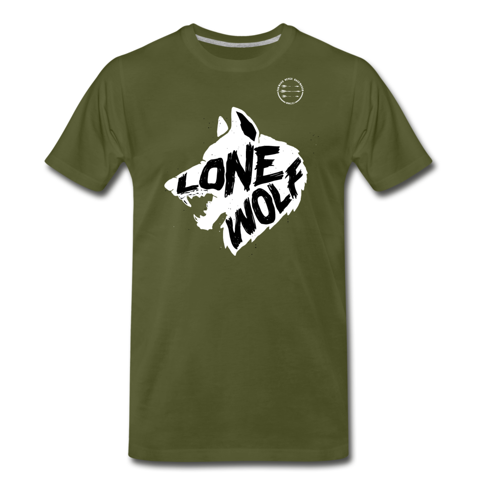 Lone Wolf T-Shirt - olive green