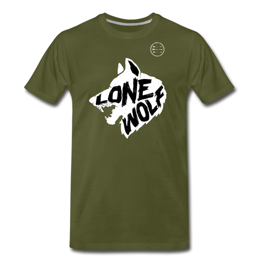 Lone Wolf T-Shirt - olive green