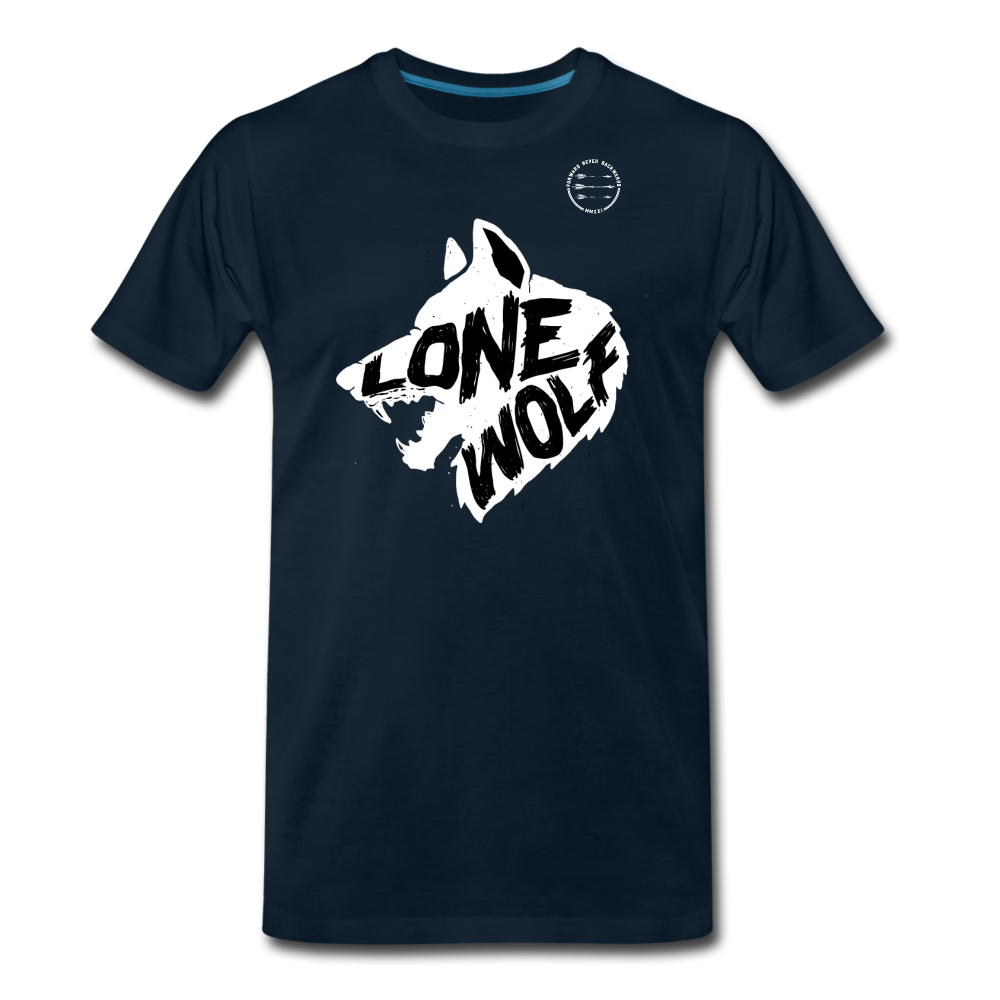 Lone Wolf T-Shirt - deep navy