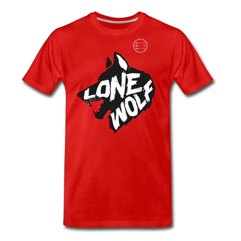 Lone Wolf T-shirt - red