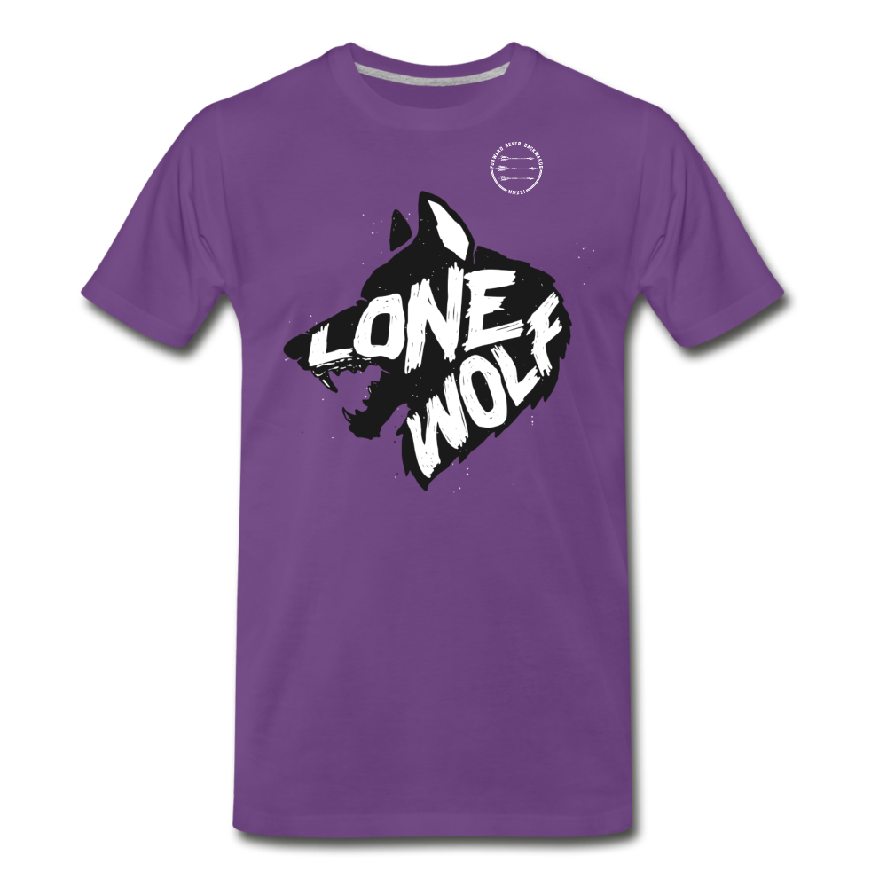 Lone Wolf T-shirt - purple