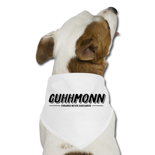 Cuhhmonn Dog Bandana - white