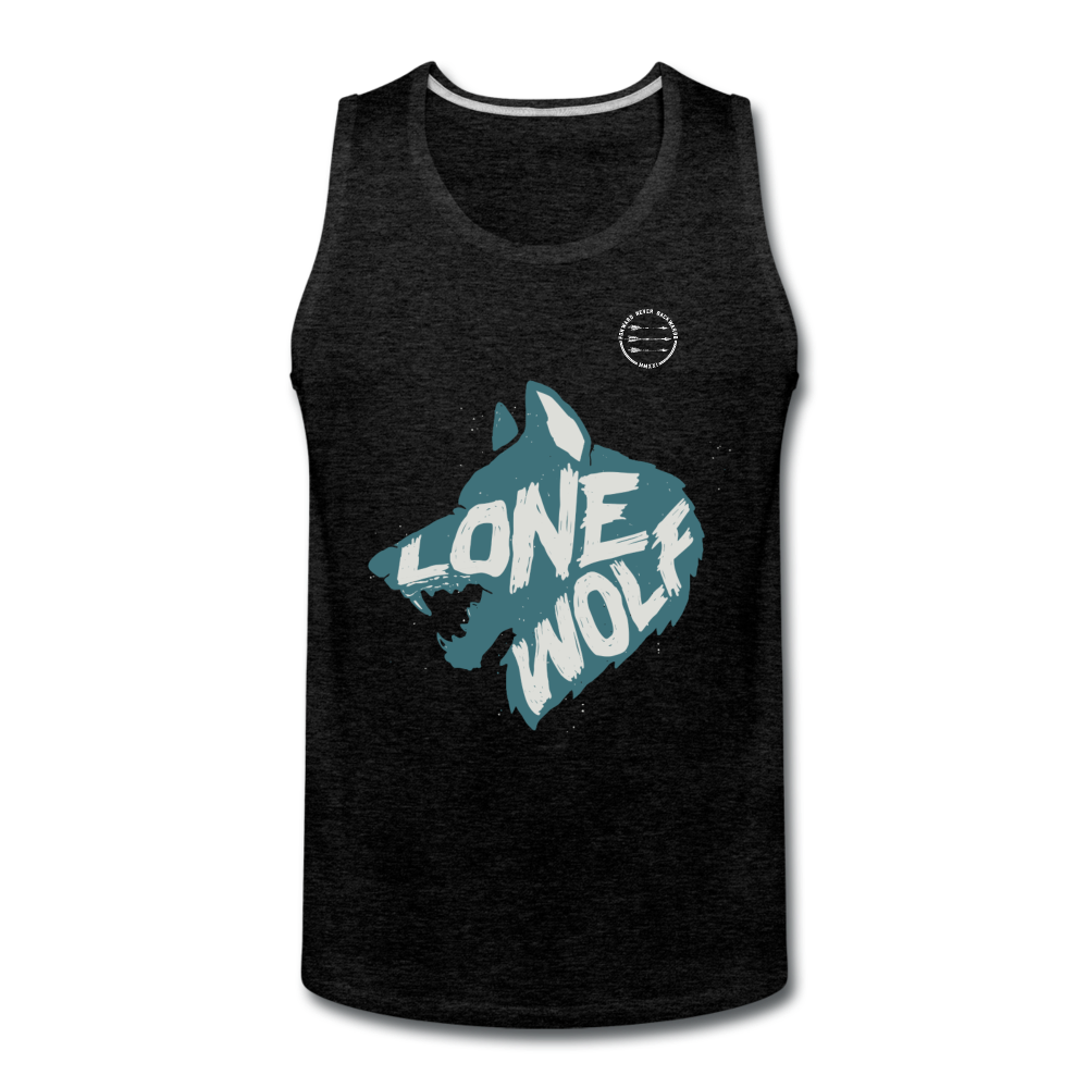 Lone Wolf Tank - charcoal grey