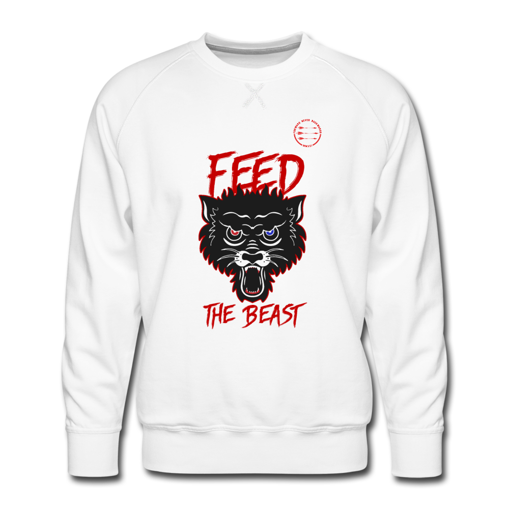 Men’s Feed the Beast Sweatshirt - white