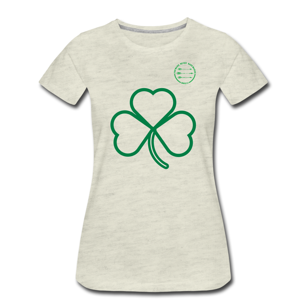 Women’s St. Patrick's Day T-Shirt - heather oatmeal