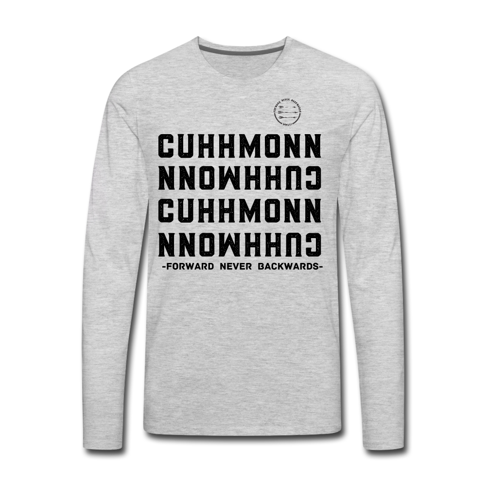 Men's Cuhhmonn Long Sleeve T-Shirt - heather gray