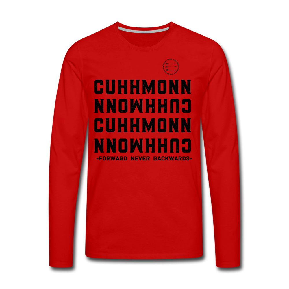 Men's Cuhhmonn Long Sleeve T-Shirt - red