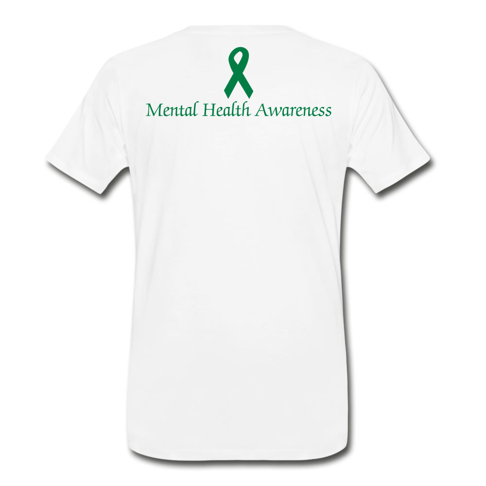 Men's Mental Health Awareness T-shirt - white