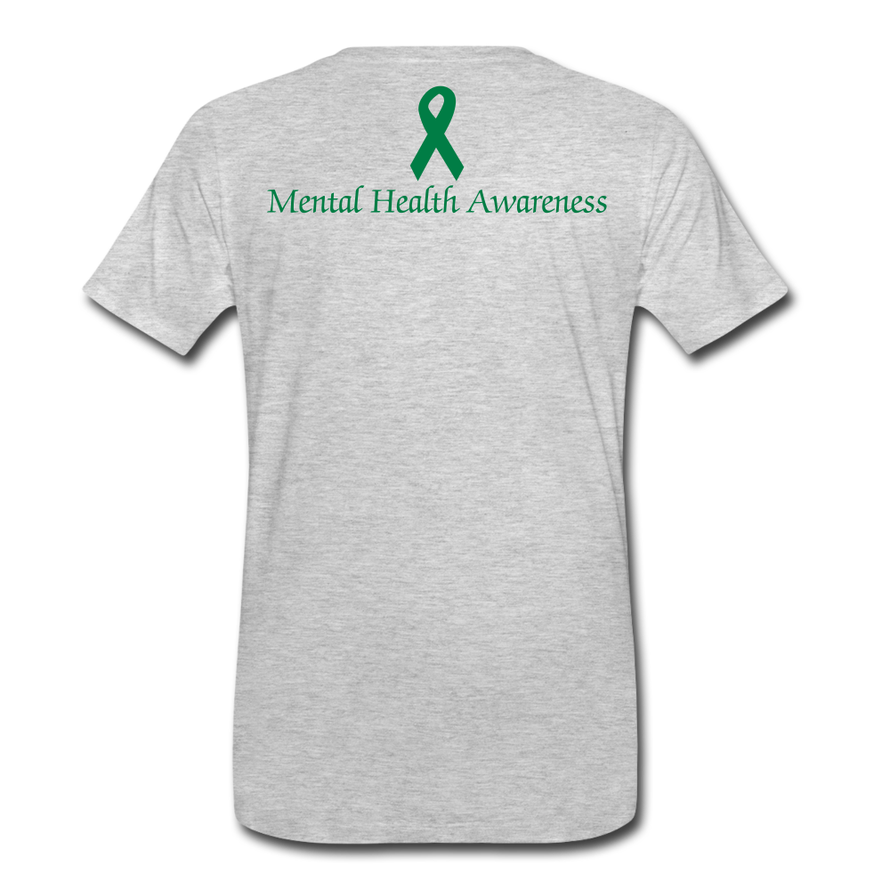 Men's Mental Health Awareness T-shirt - heather gray