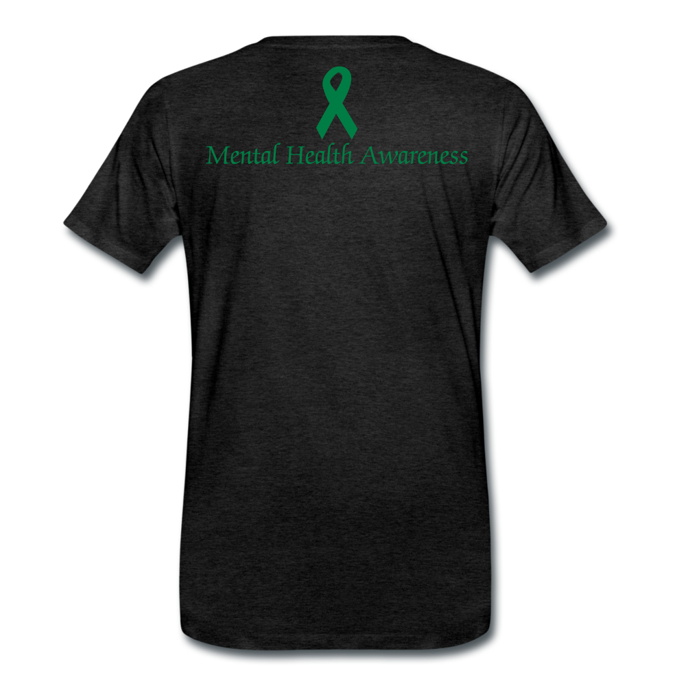 Men's Mental Health Awareness T-shirt - charcoal grey