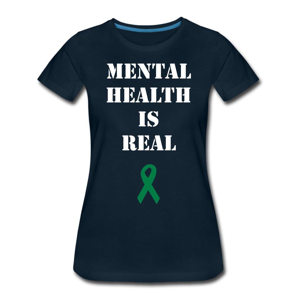 Women’s Mental Health T-Shirt - deep navy