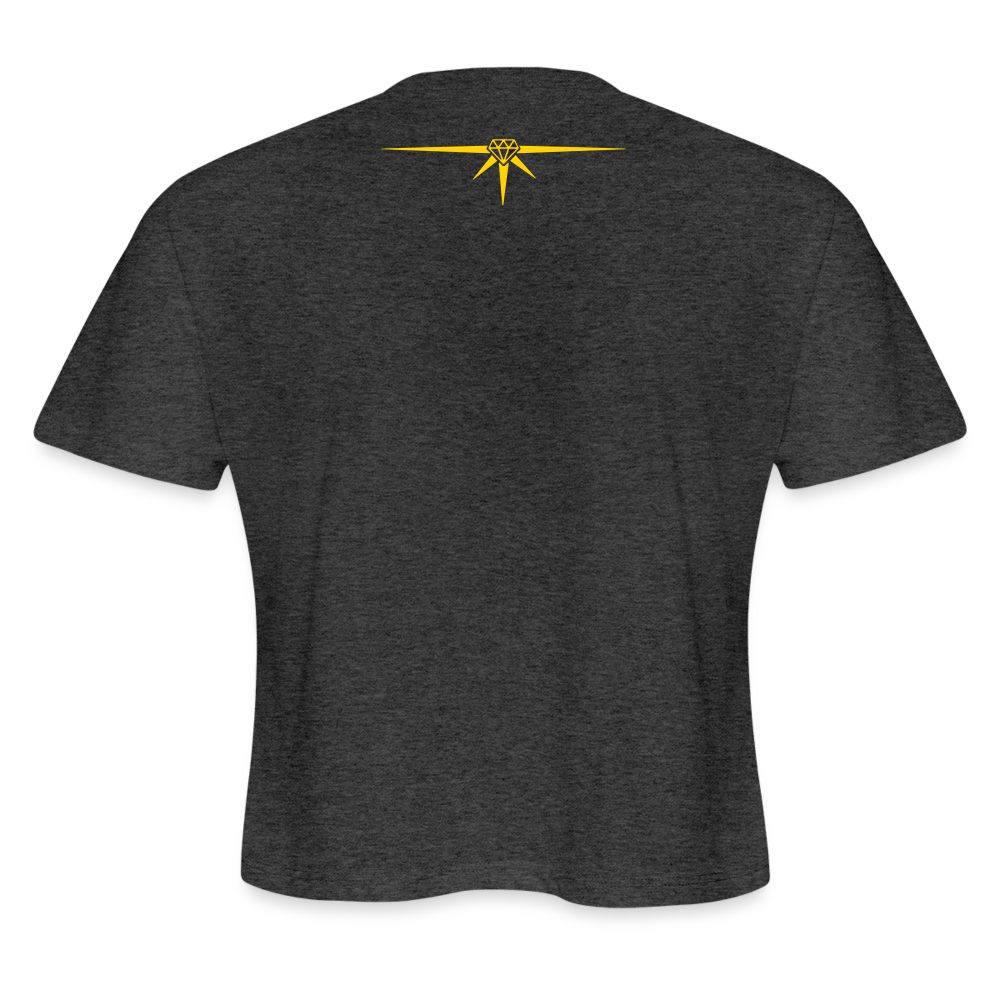 KAP Cropped T-Shirt - deep heather