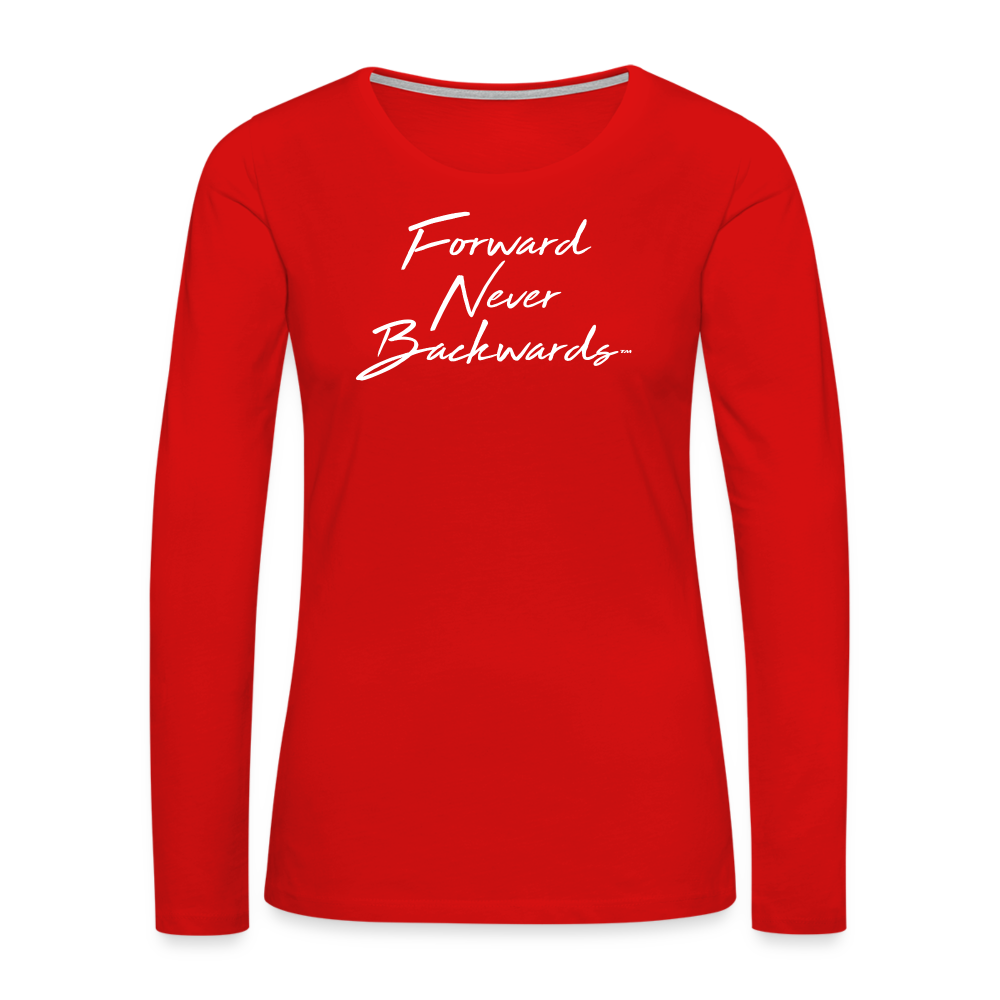 Women's Long Sleeve T-Shirt - red