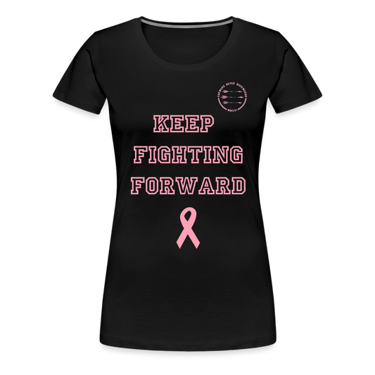 Women’s Keep Fighting Forward T-Shirt - black