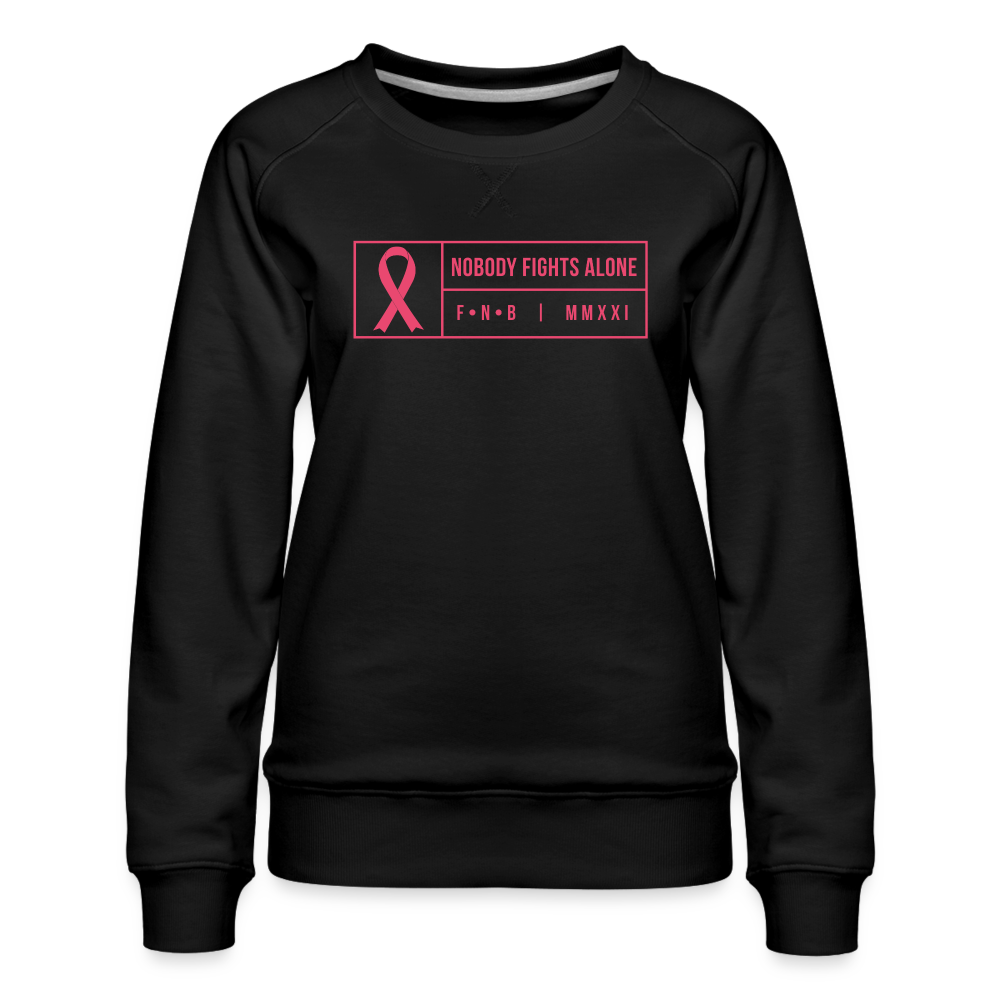 Women’s Breast Cancer Sweatshirt - black