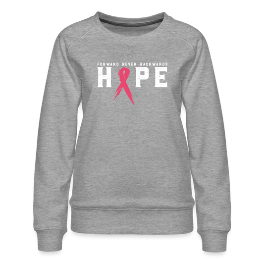 Women’s Breast Cancer Sweatshirt - heather grey