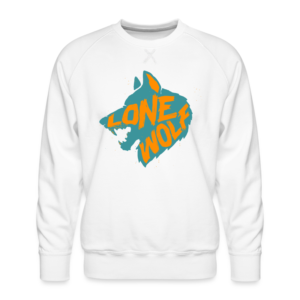 Lone Wolf Sweatshirt - white