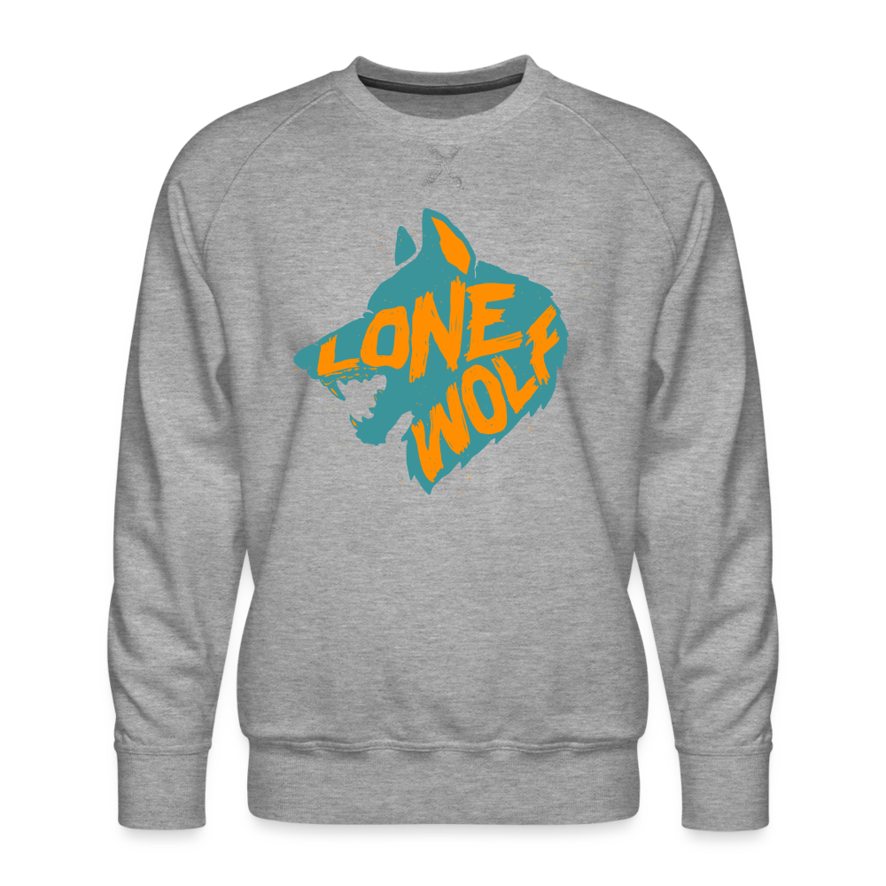 Lone Wolf Sweatshirt - heather grey