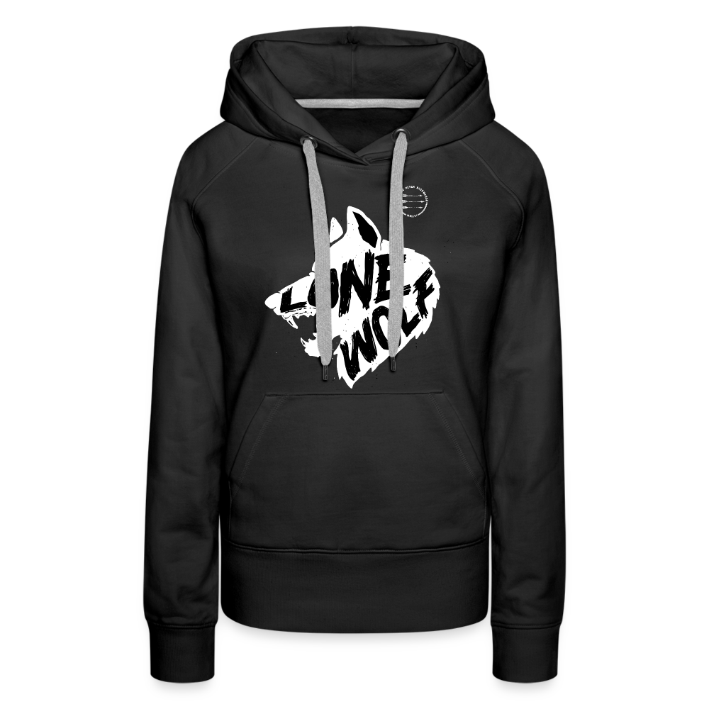 Lone Wolf Hoodie - black