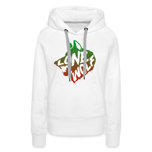 Women’s Lone Wolf Hoodie - white