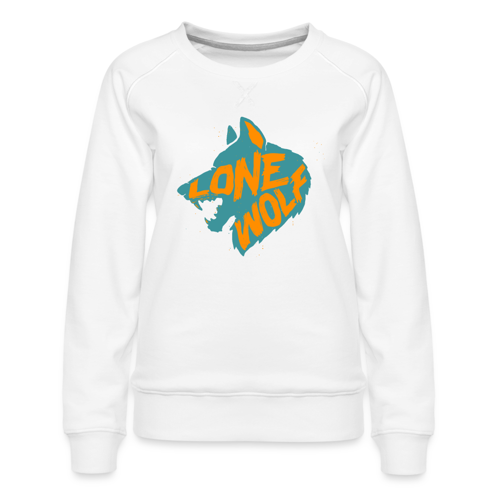 Lone Wolf Sweatshirt - white