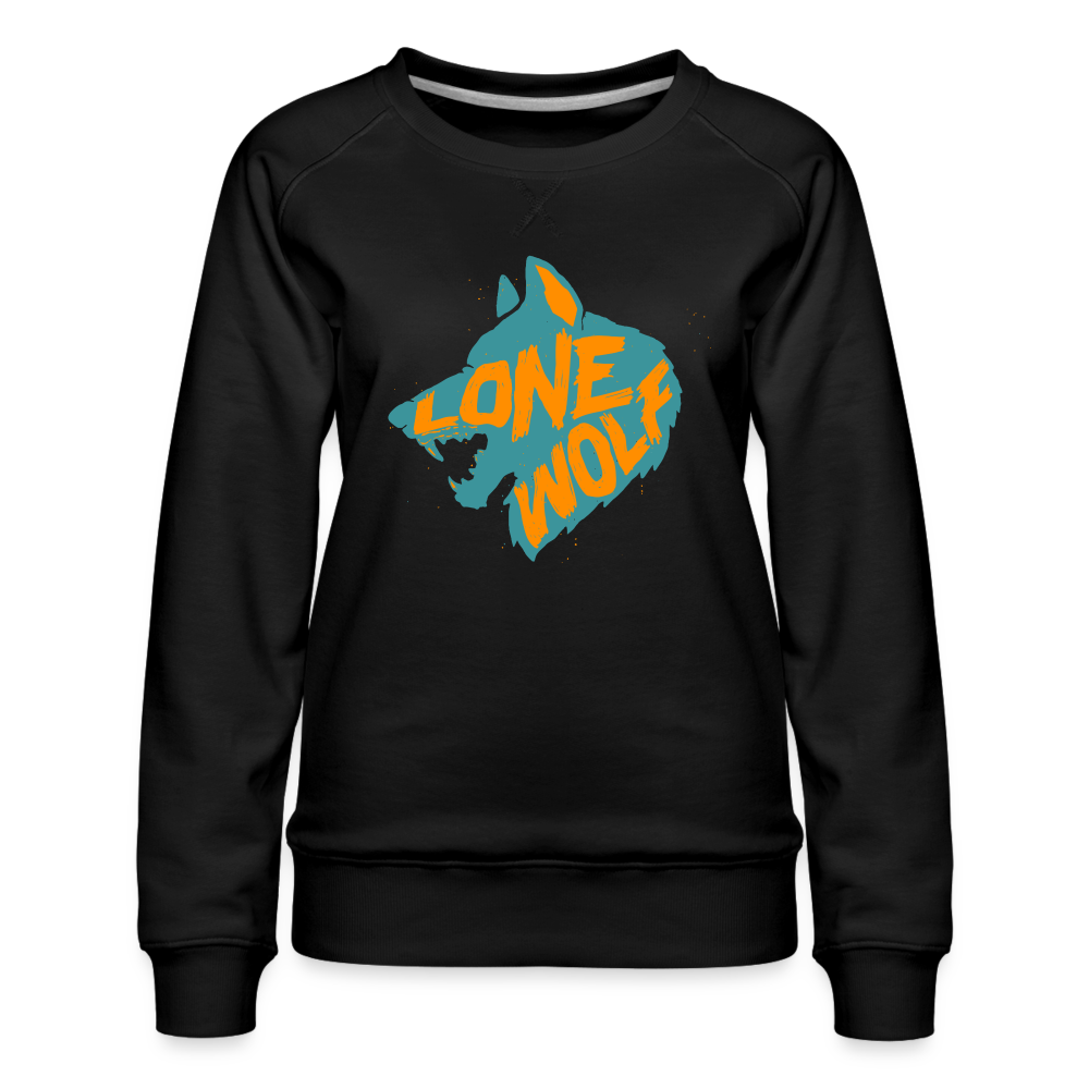 Lone Wolf Sweatshirt - black