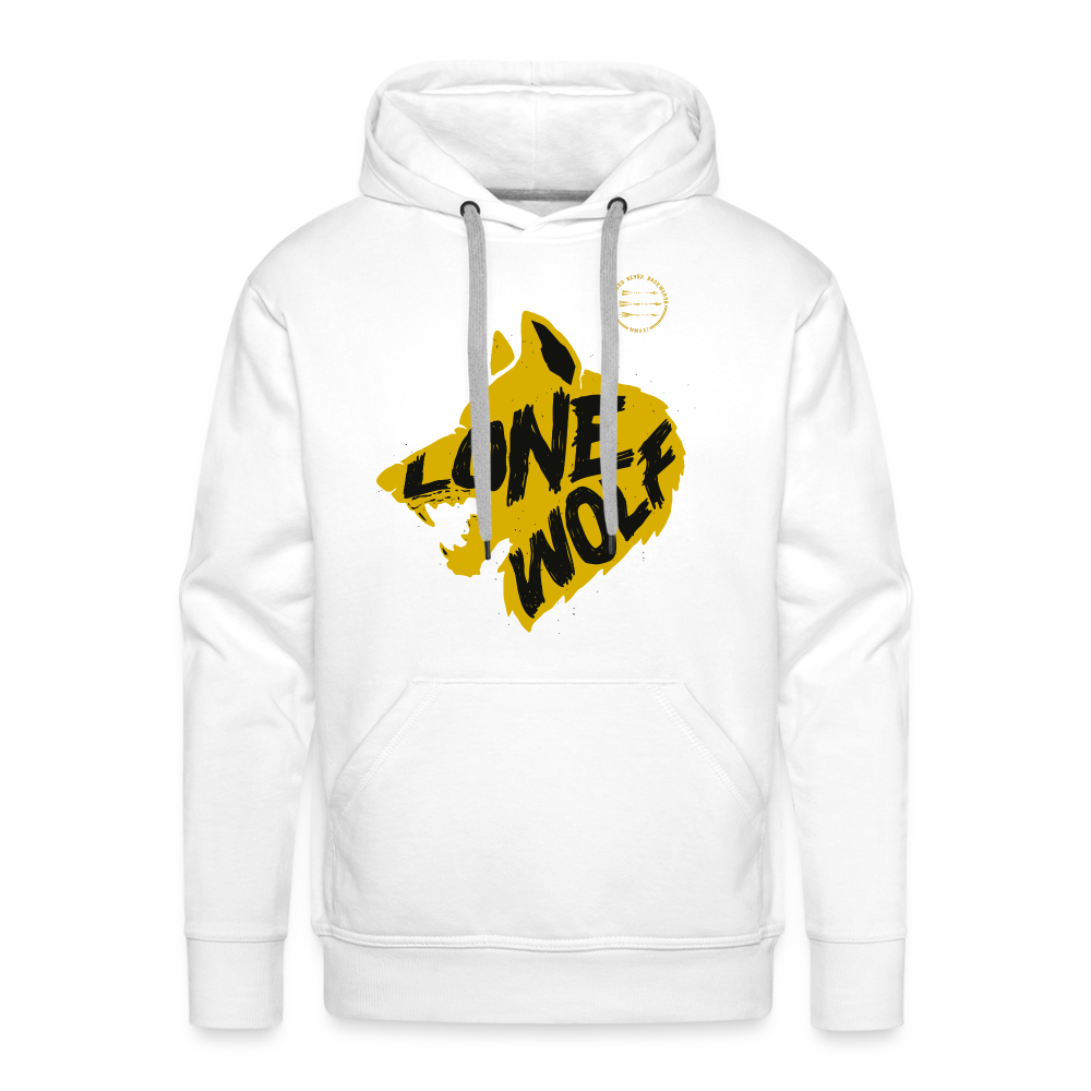 Men’s Lone Wolf Hoodie - white