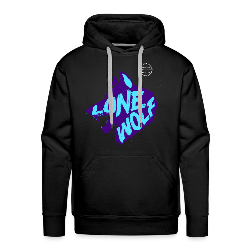 Lone Wolf Hoodie - black