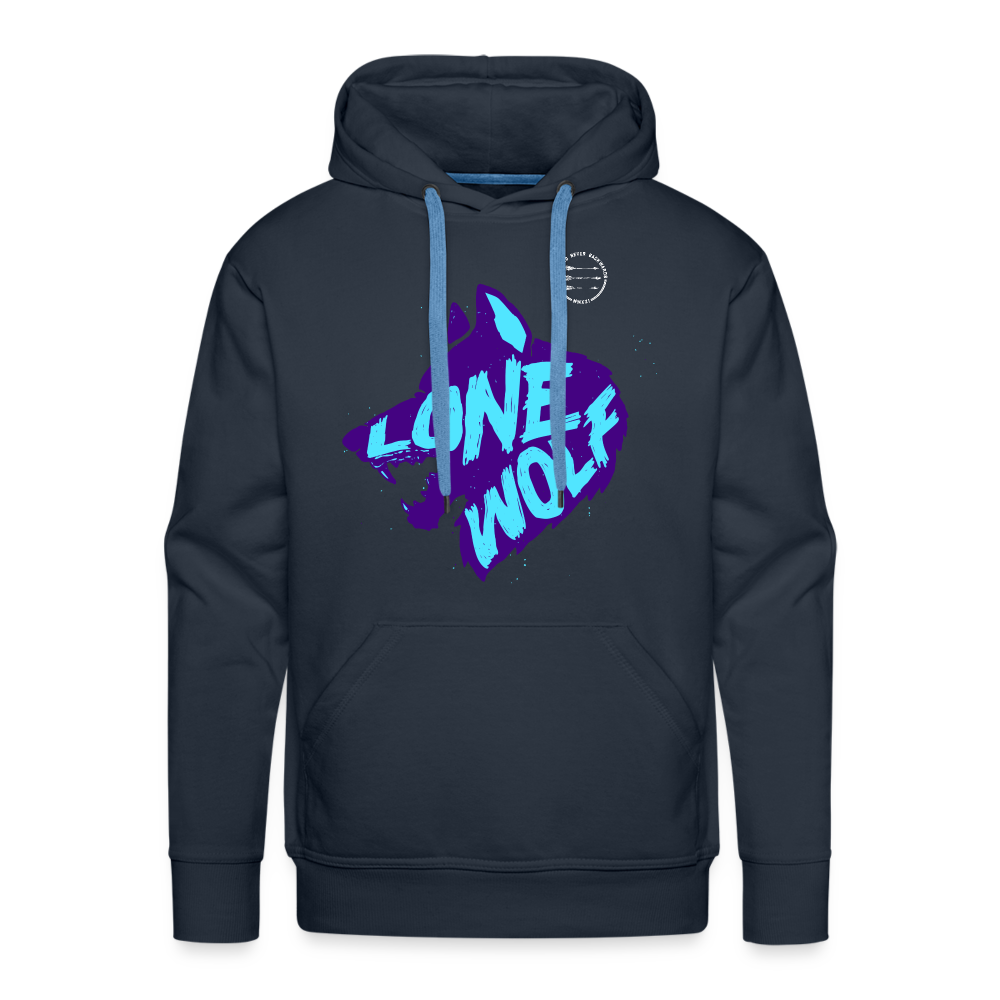 Lone Wolf Hoodie - navy