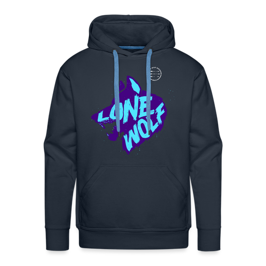 Lone Wolf Hoodie - navy