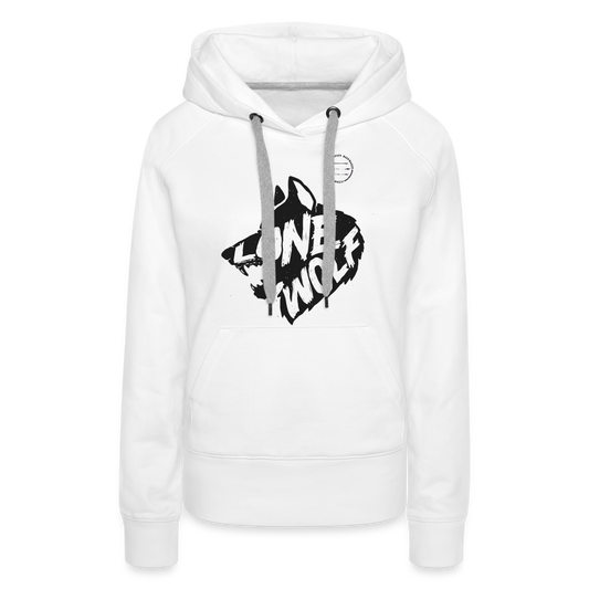 Women’s Lone Wolf Hoodie - white