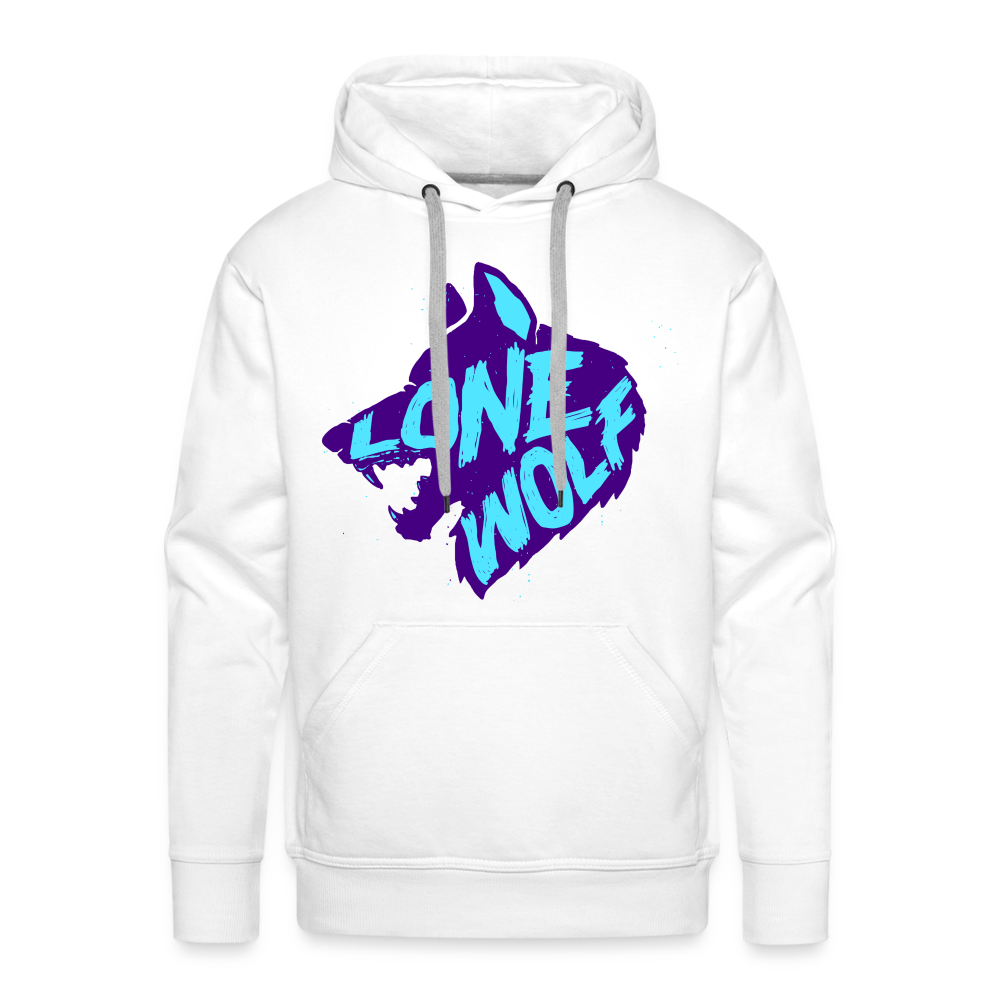 Men’s Lone Wolf Hoodie - white