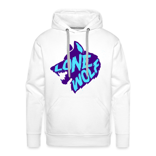 Men’s Lone Wolf Hoodie - white