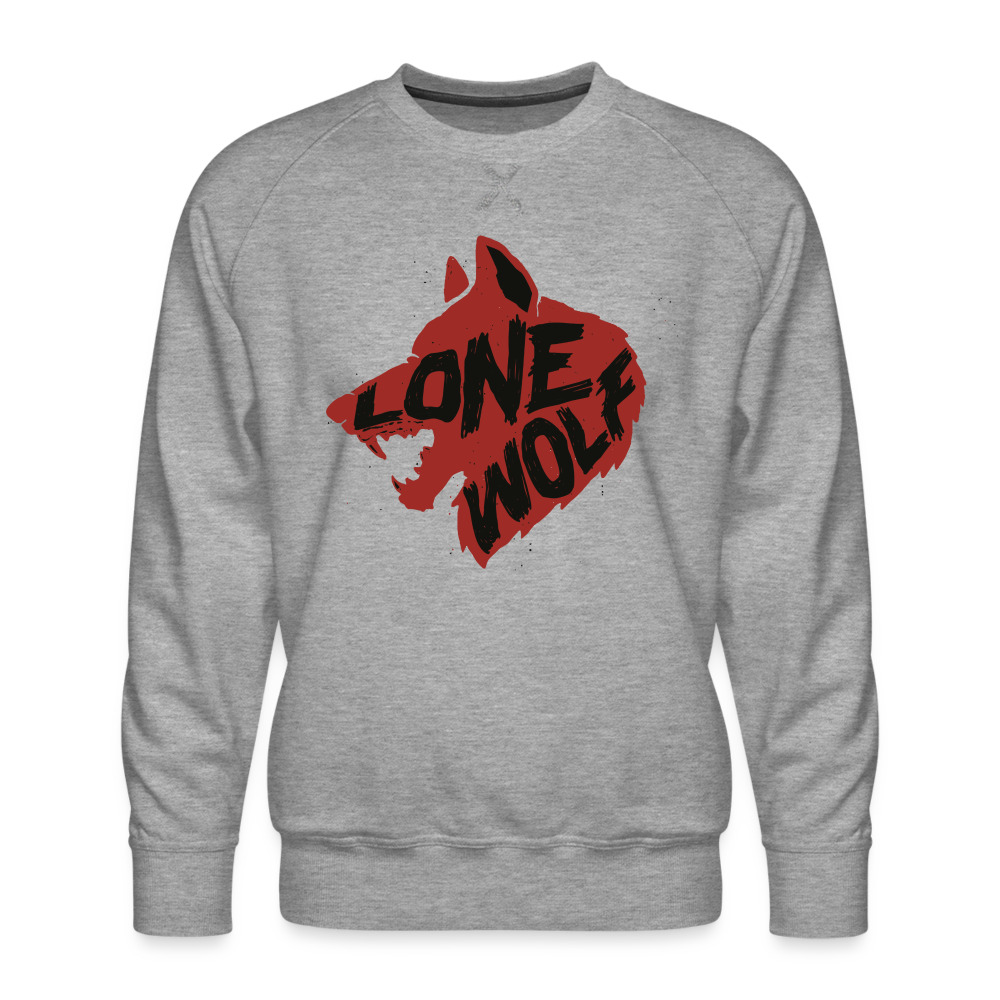 Lone Wolf Sweatshirt - heather grey