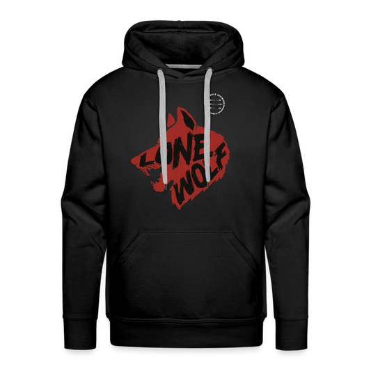 Lone Wolf Hoodie - black