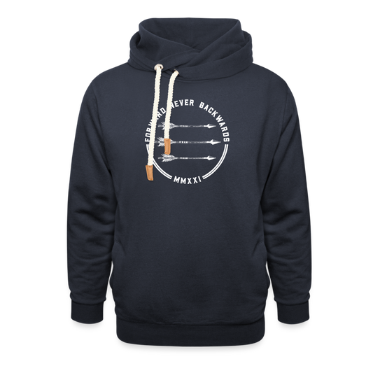 FNB Shawl Collar Hoodie - navy