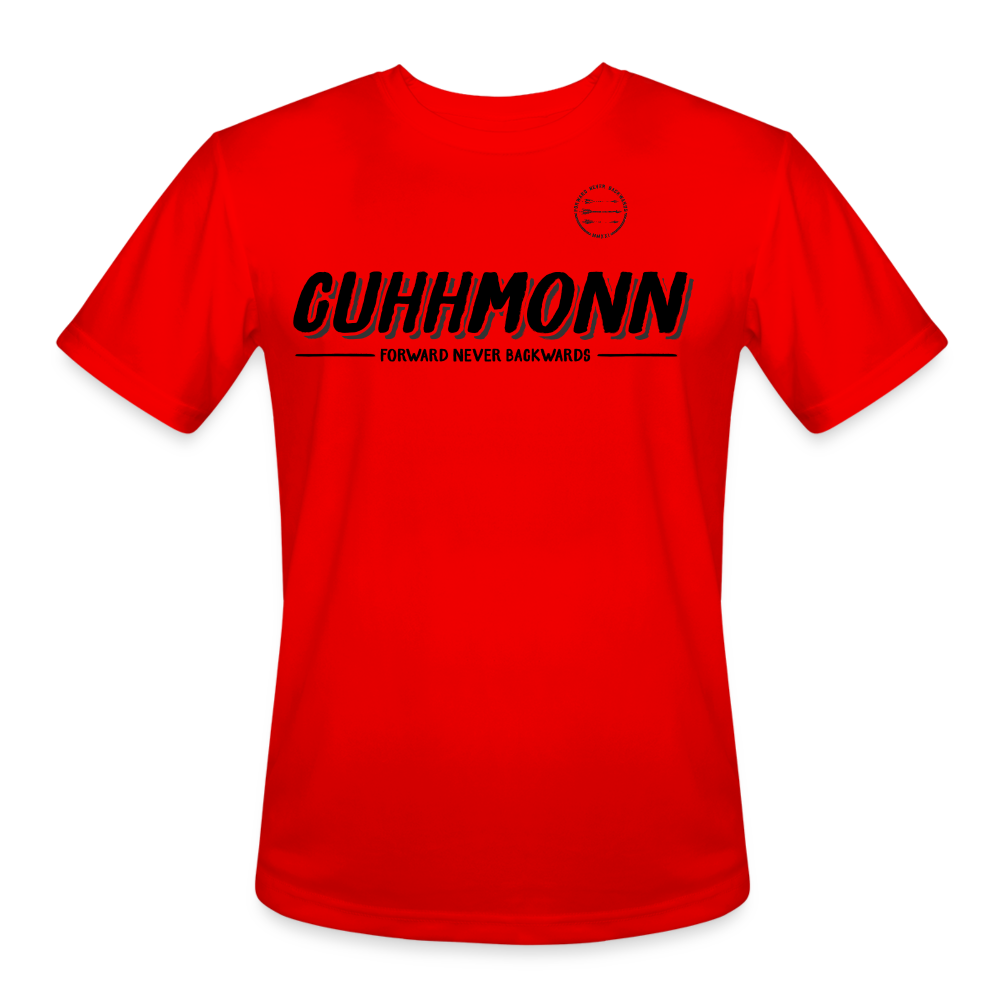 Cuhhmonn Moisture Wicking Performance T-Shirt - red