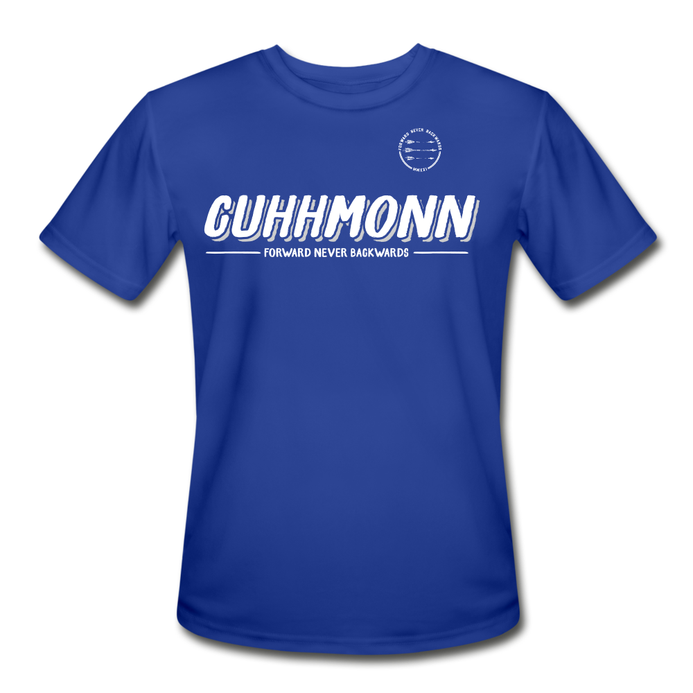 Cuhhmonn Moisture Wicking Performance T-Shirt - royal blue